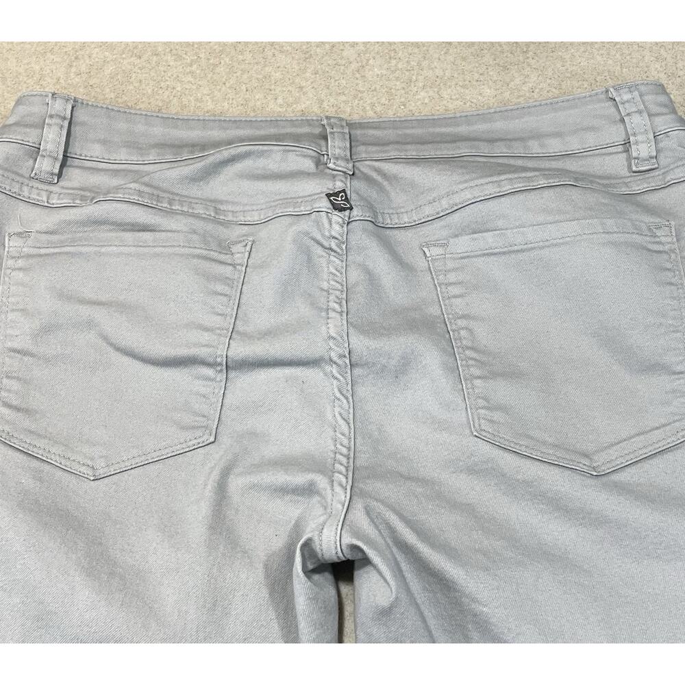 Prana Women’s Size 10/30 Skinny Jeans Gray Slim Fit Stretch Pants Low Rise - Picture 6 of 11